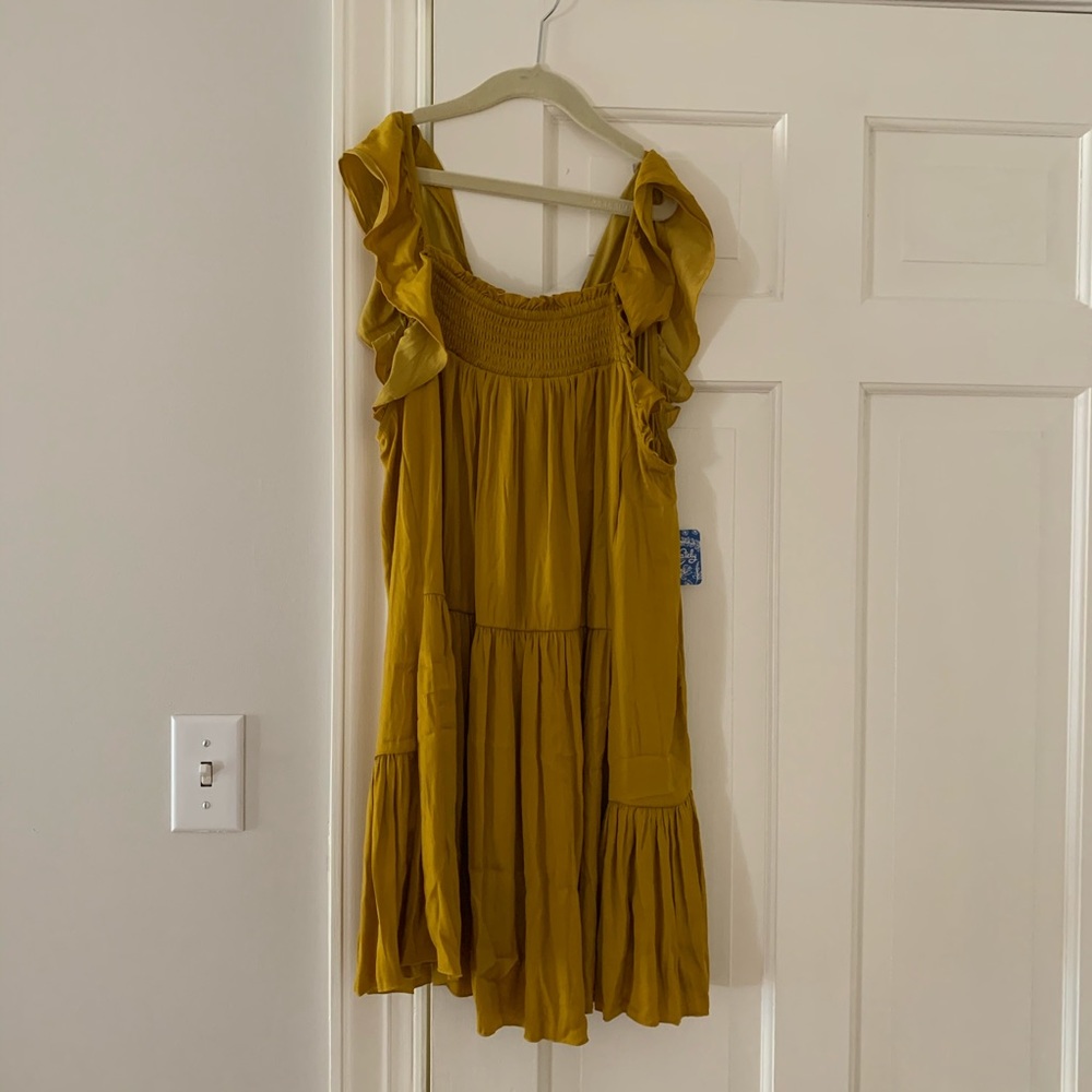 Free people flowy yellow dress